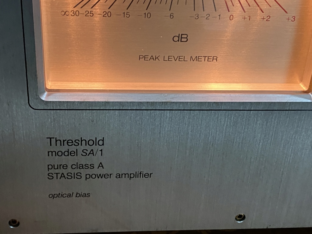 Threshold Audio SA-1 Monoblock  pure class A Power Amplifier Img_5810