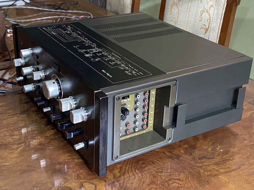 Sansui AU-9900 PRE/MAIN integrated amplifier   Img_9611
