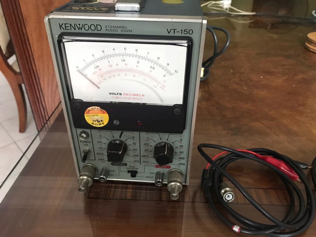 Kenwood AC Voltmeter 2-Channel VT-150 high precious equipment K113