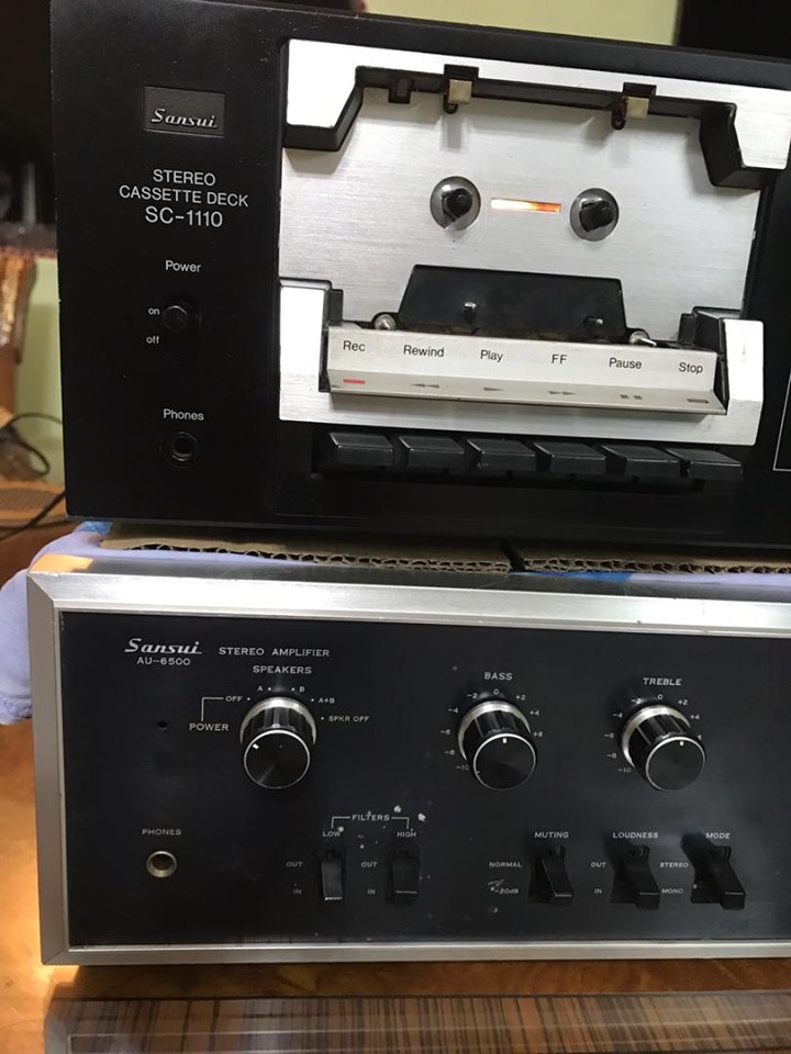 Sansui AU-6500 & Sansui SC-1110 SOLD S210