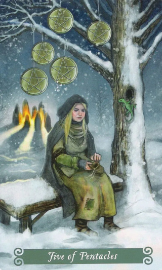 ведьмы - Таро Зеленой Ведьмы  Пентакли E606fb10