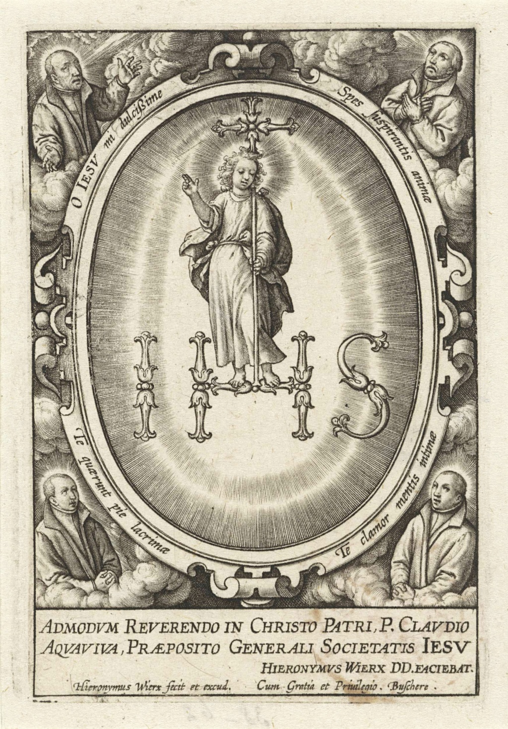 Inmaculada Concepción / IHS Nómina Sacra - s. XVII Ihs10