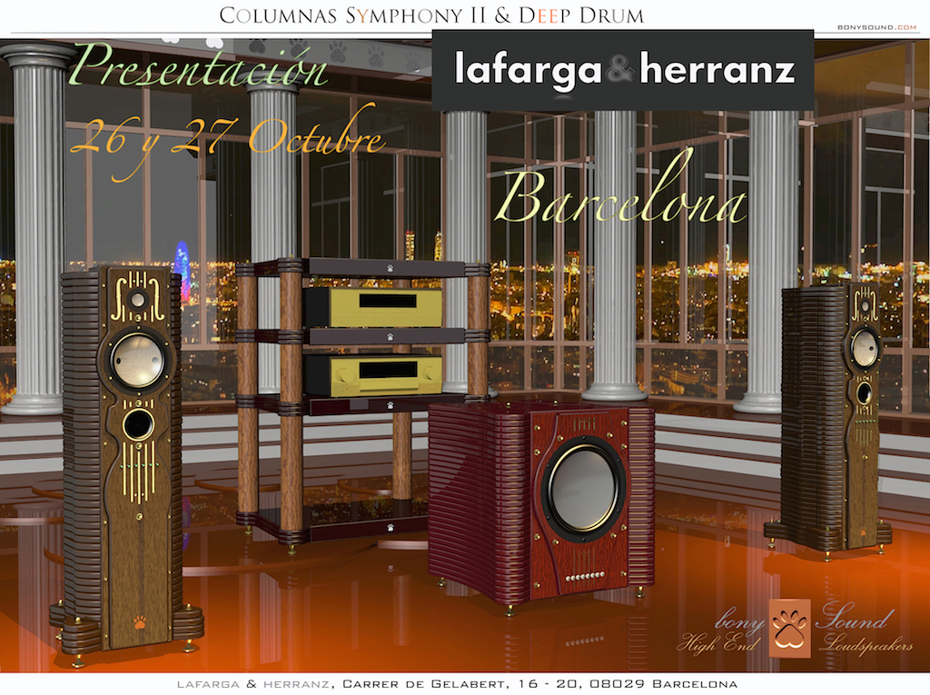 Presentación cajas acústicas bonySound Symphony II en lafarga&herranz Barcelona Lafarg10