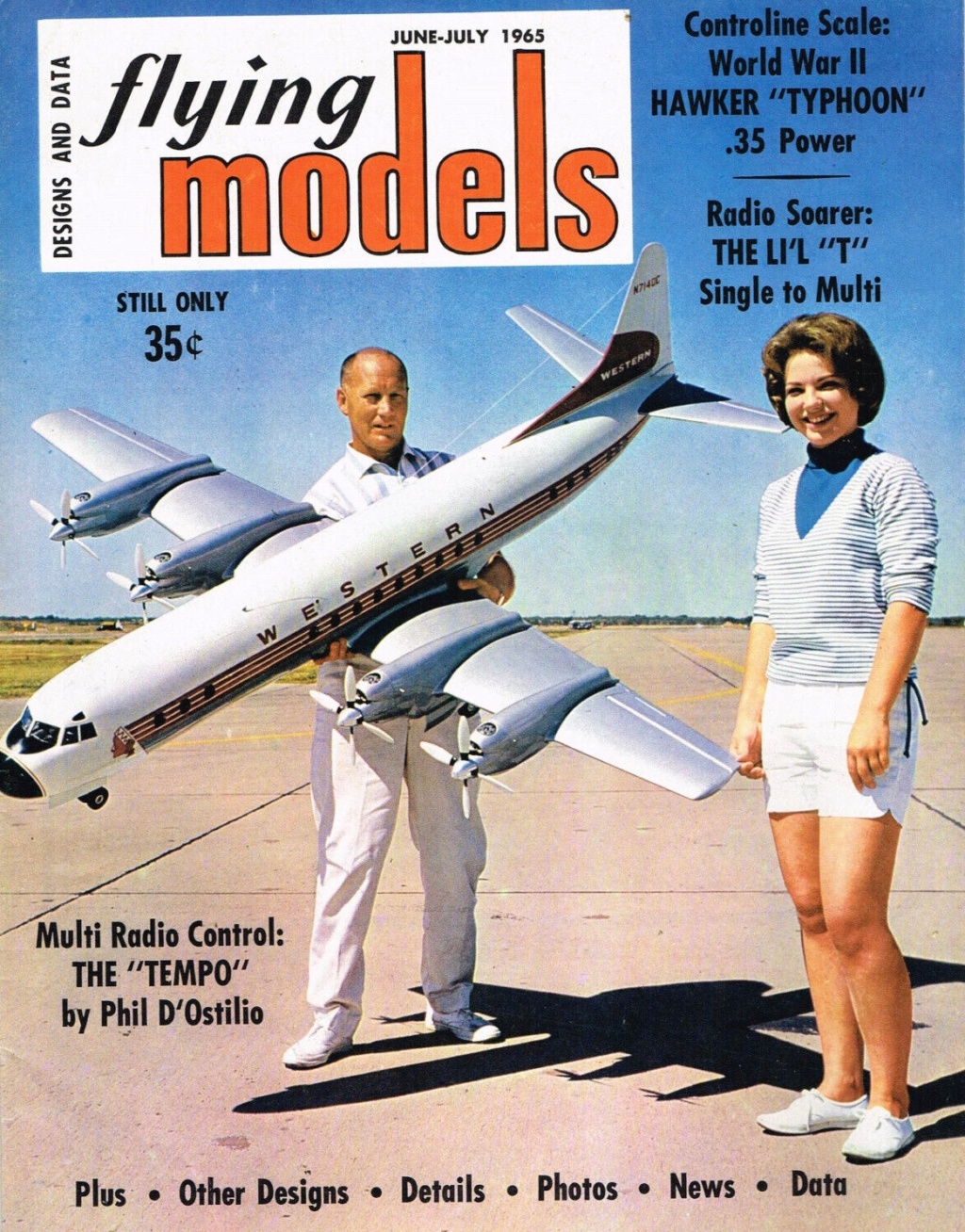 ELECTRA II RC ESCALA - CAPA DA FLYING MODELS DE JUNHO 1965 Fm_ele10