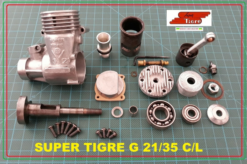 SUPER TIGRE G 21/35 C/L - LIMPEZA - MOTOR C/ MANCHAS St_35_12