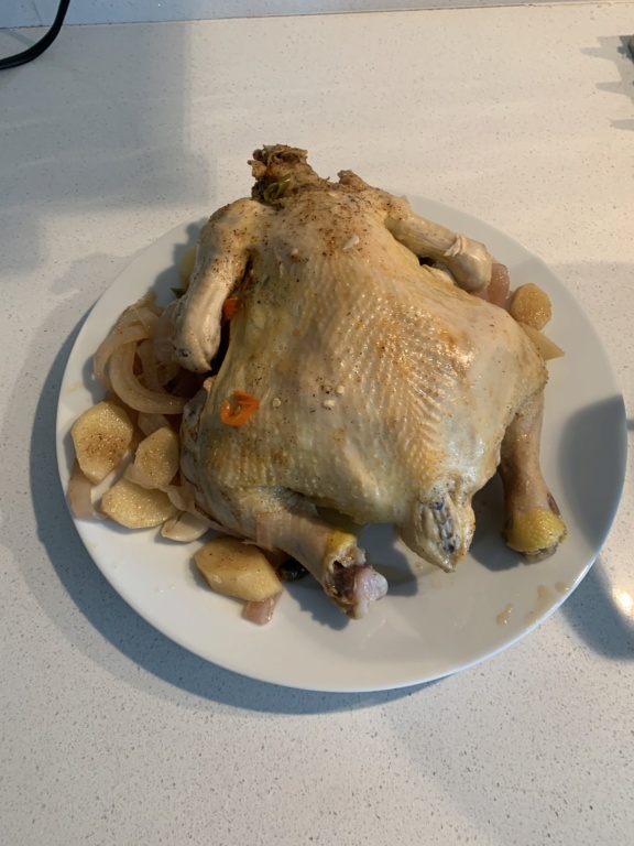 Steamed Beer Chicken with Onion, Garlic & Ginger  18045a10