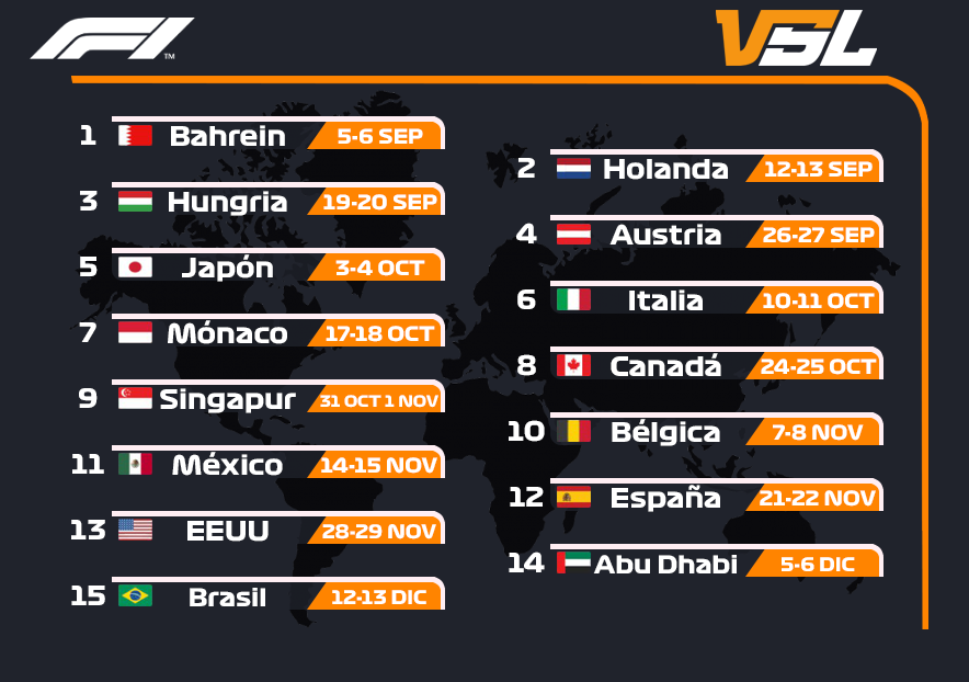 Calendario Temporada 6 Base10