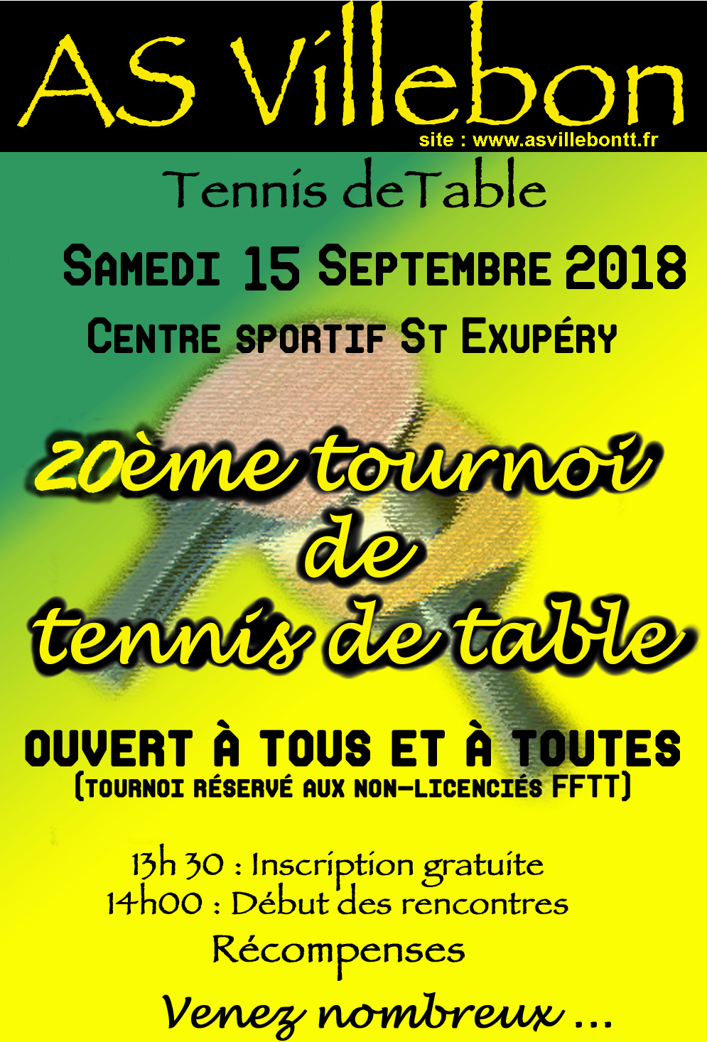 Tournoi ouvert à tous Affich10