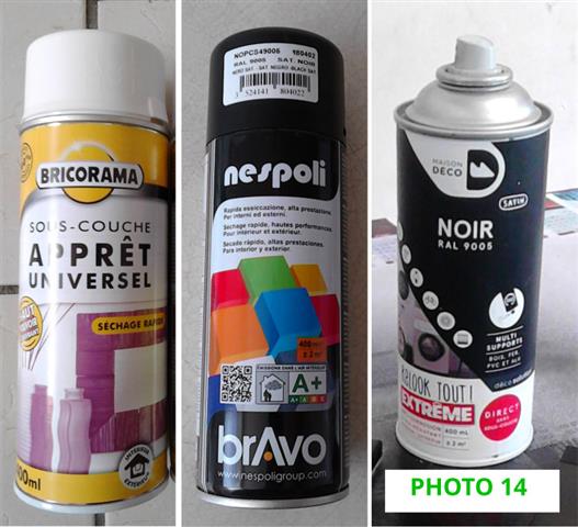 Repose Pieds Arriere Depose Mise En Peinture