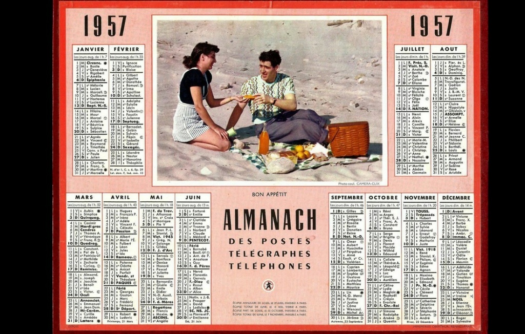 ANCIENS CALENDRIERS  1 12410