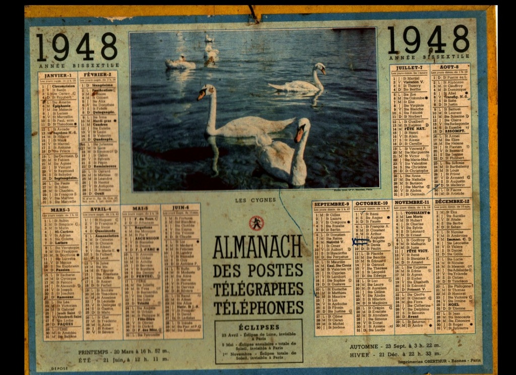 ANCIENS CALENDRIERS  1 - Page 2 20240513