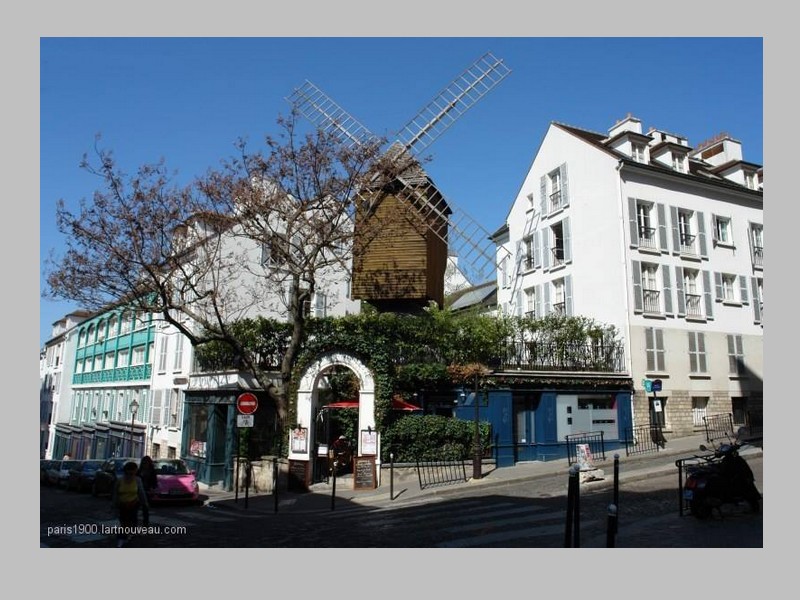 Le Moulin de la Galette d'hier et d'aujourd'hui 729