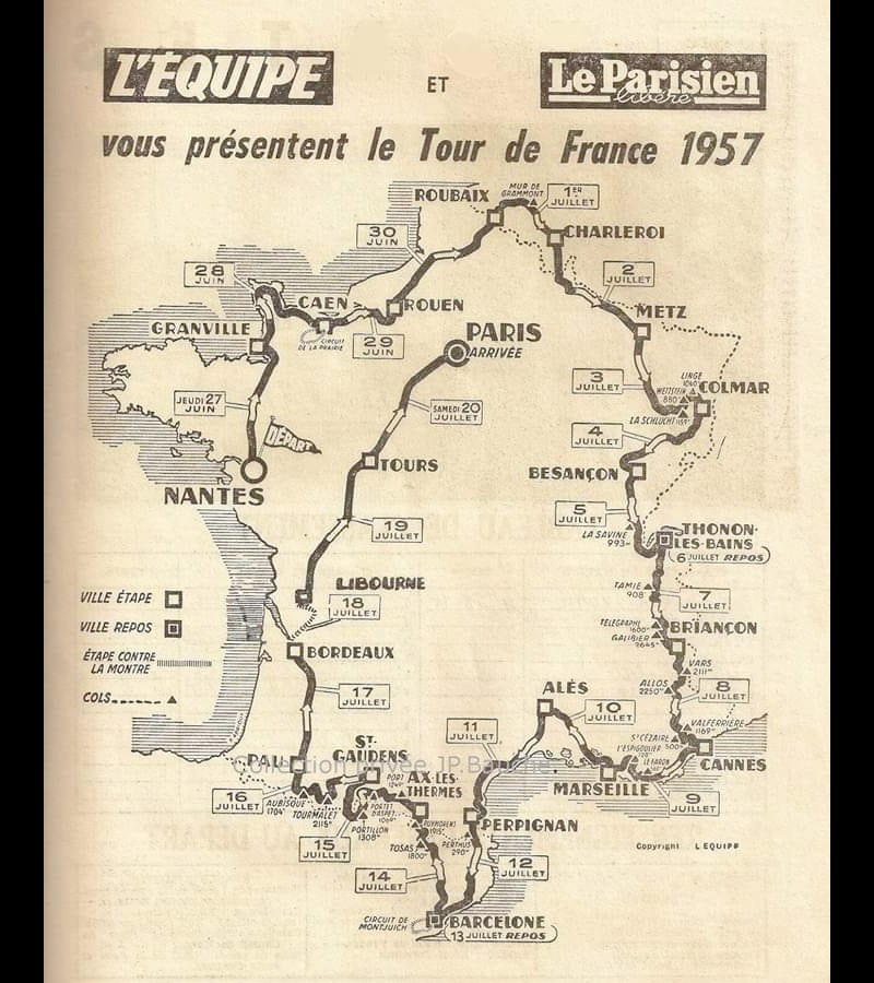 LE TOUR DE FRANCE   A  (collection) ! Sans2717