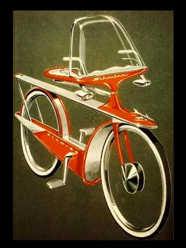 Vélo futuriste imaginé par Schwinn, dans les années 1960 Sans4011