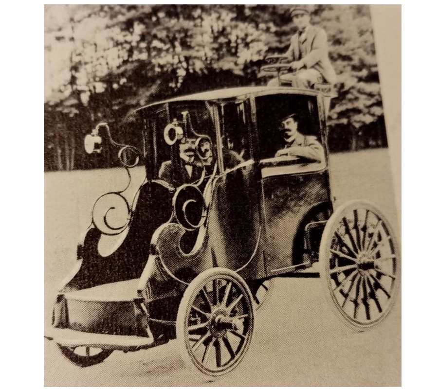voiture électrique Hautier 1898 Sans4553