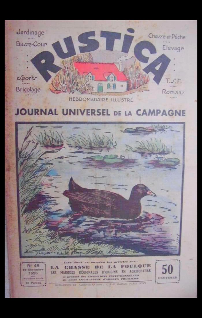 RUSTICA. JOURNAL DE LA CAMPAGNE Sans4661