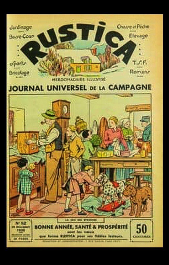 RUSTICA. 1936  Nouvelle année , les cadeaux sont là Sans4669