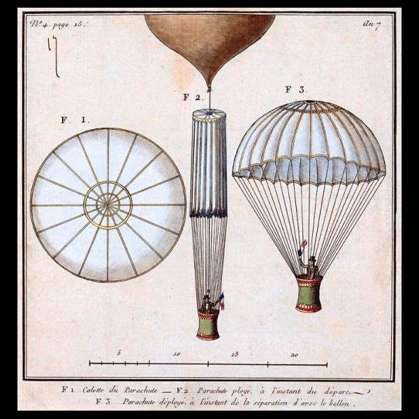 12 octobre 1799 : Jeanne Labrosse devient la première femme parachutiste Sans5005