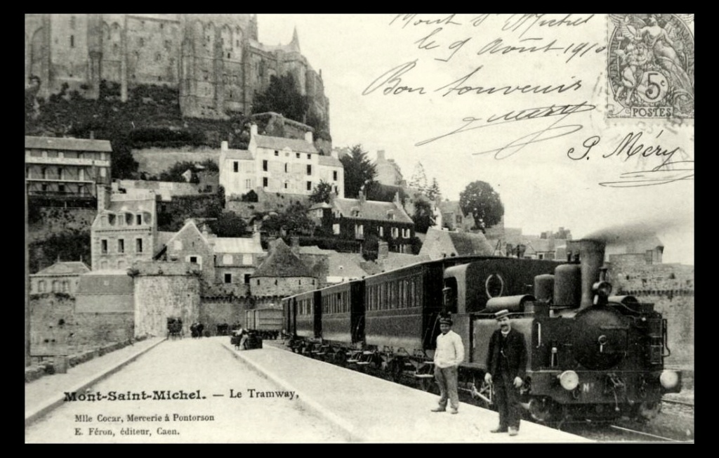 Le train à vapeur du Mont-Saint-Michel Sans5124