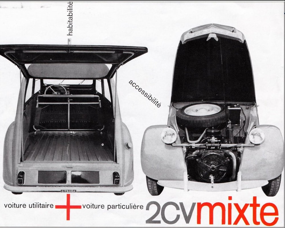 LA 2 CV MIXTE  Sans5362