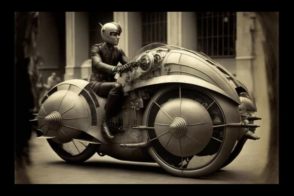 Motorcycle ficción 1920 Sans5642