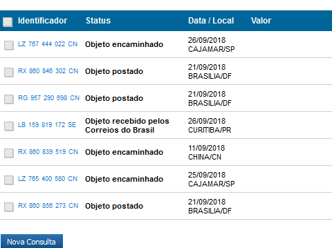 Correios passam a cobrar despacho postal em encomendas internacionais Screen10