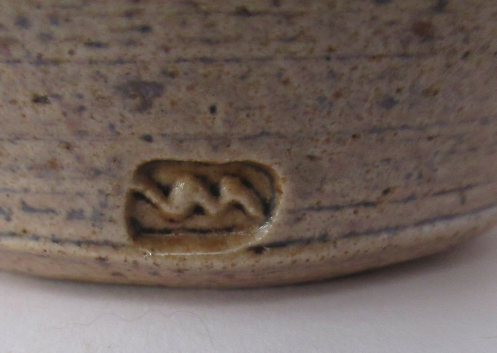 Vintage salt and ash glazed bowl for ID, VM mark?  Img_4410