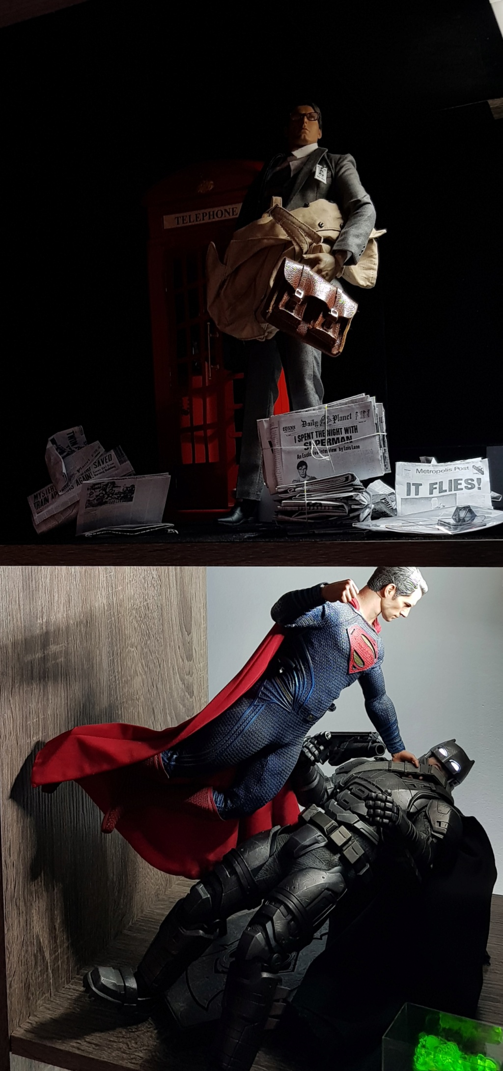 Clark Kent (1978) Superman mini-Diorama using the new TALL M36 Phicen [WIP]  20190113