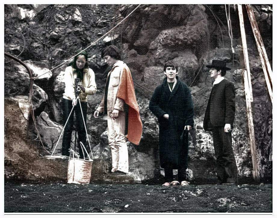 The Beatles minus John on Playa De San Marcos. Tenerife. 74838710