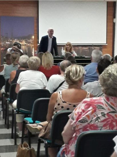 The Brexit post: Yesterday’s public information meeting with Deputy British Ambassador to Spain Tim Hemmings Brexit10