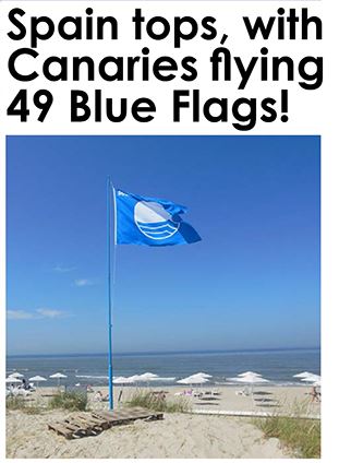 Spain tops, with Canaries flying 49 blue flags. Captu137