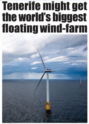 Tenerife might get the world's largest floating wind farm Captu222