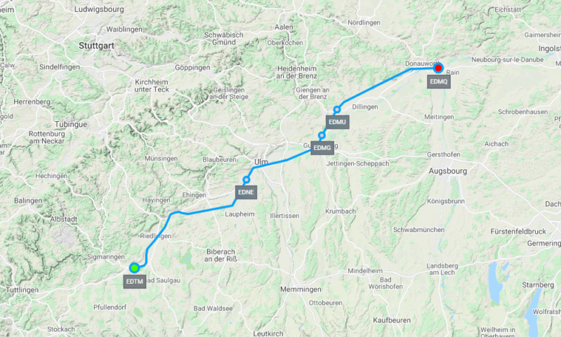 Le Danube # 2/15 - Mengen-Hohentengen (EDTM) à Donauworth-Genderkingen (EDMQ) 2021-022