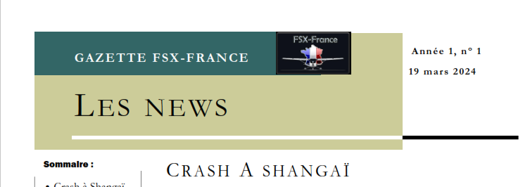 La Gazette FSX-France 2024-020