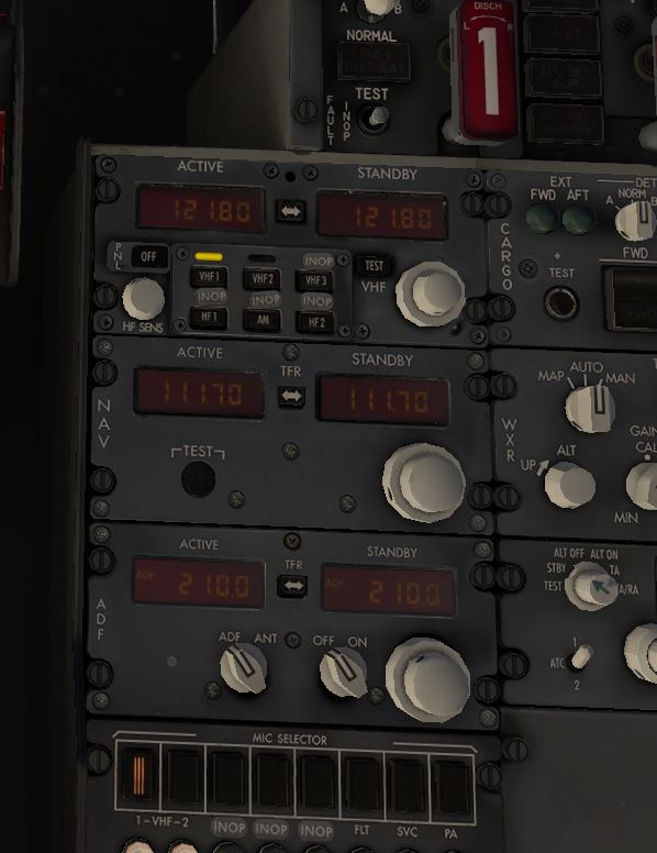 zibbo 737-800 x changer panel navigation Panel110