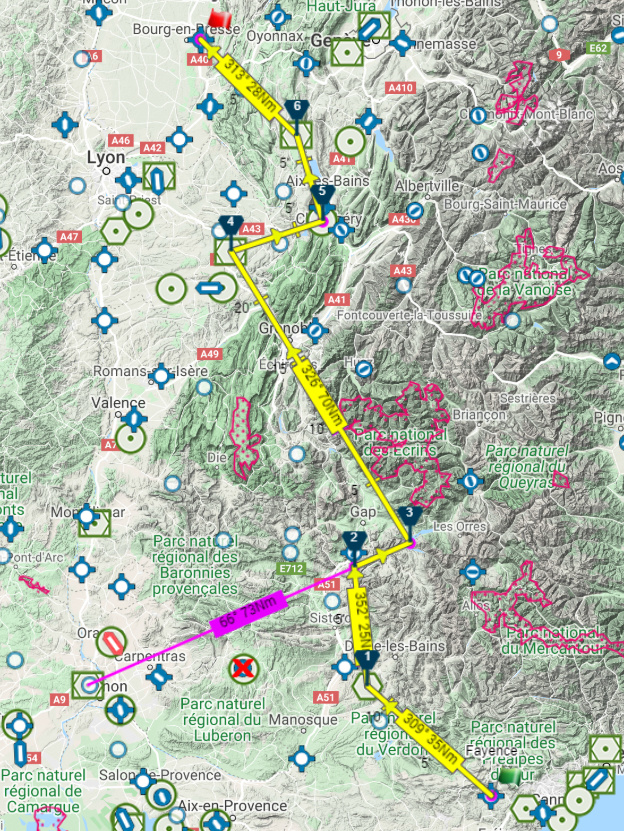 Petit vol récréatif vfr-ifr  LFMF-LFHS Vol_pi10