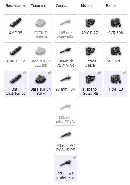 Arlequin (AMC 35 SH) (Steel Hunter 2020 à 2024) (Tier I à VII) A2403-13