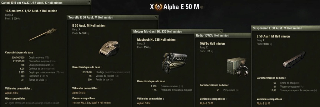 2023 - Chasseur Alpha E 50 Ausf. M HW Bot (Object 0009 Hunter) (Halloween 2020+2021+2023) (Retiré) (Tier X) C1161