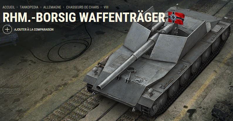 Rheinmetall-Borsig Waffentrager (Rhm.-Borsig) (RhB Waffentrager) (Tier VIII) Captu349
