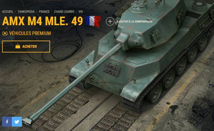 AMX M4 mle. 49 (AMX M4 modéle 1949), AMX M4 mle. 49 Liberté (AMX M4 modéle 1949 Liberté) Captur31