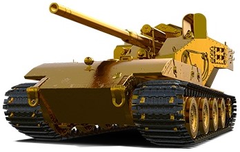 Waffenträger auf E 100 (P) Mod Gold (Serveur CN) (Tier X) Przos238