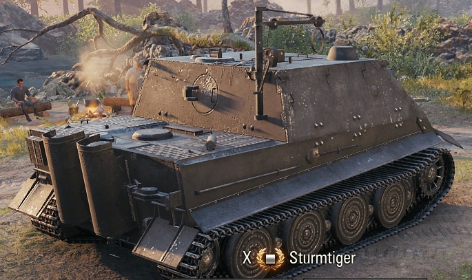 Sturmpanzer VI (Sturmtiger) (Sturmmoerser) (StuP VI) (Sturmmoerserwagen 606/4 mit Raketenwerfer 61) (Frantic Fights on the Sturmtigers) (Retiré) (Tier X) Przose47