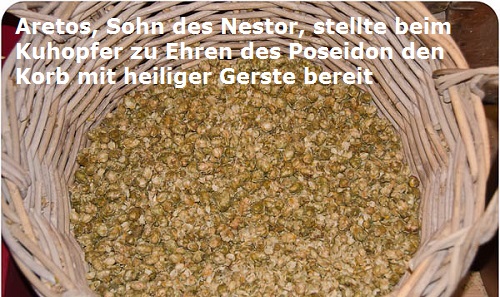 Aretos (Mythologie): Sohn des Nestor (Korb mit heiliger Gerste) Aretos10