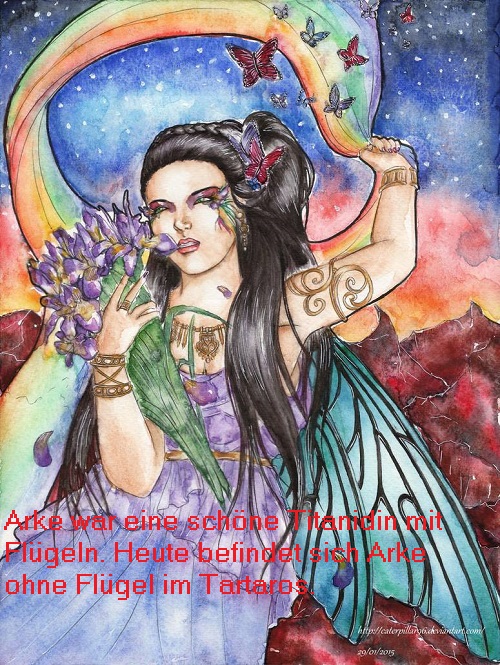 Titanidin Arke (Mythologie): Ehemals Nebenregenbogen, heute in der Hölle Arke10