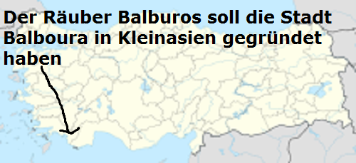 Balburos (Mythologie): Gründer der Stadt Balboura Balbur10