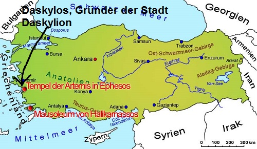 Daskylos (Mythologie): Gründer der Stadt Daskylion Daskyl11