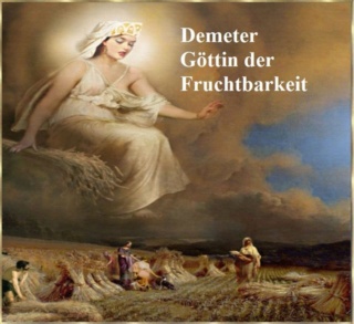 Demeter (Mythologie): Göttin der Fruchtbarkeit (Getreide, Saat, Pflanzen) Demete10