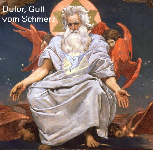 Gott Dolor (auch Dämon, Mythologie): Schmerzen aller Art Dolor10