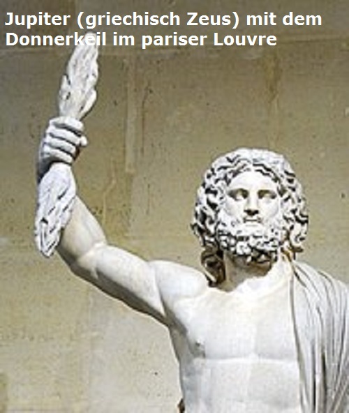 Donnerkeil (Mythologie): Waffe vom Himmelsvater (Zeus, Jupiter, etc.) Donner10