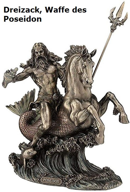 Dreizack (Mythologie): Waffe des Poseidon und Geschichte Dreiza10